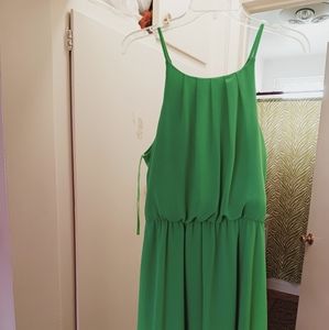 Green formal dress